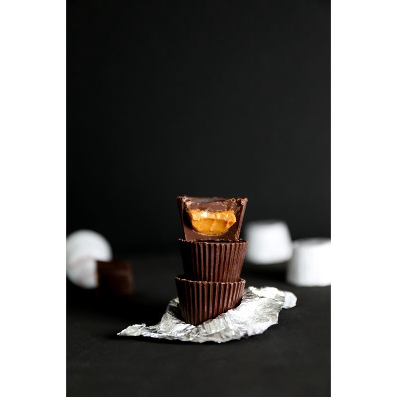 slide 5 of 5, Justin's Dark Chocolate Candy Peanut Butter Cups - 4.7oz, 4.7 oz