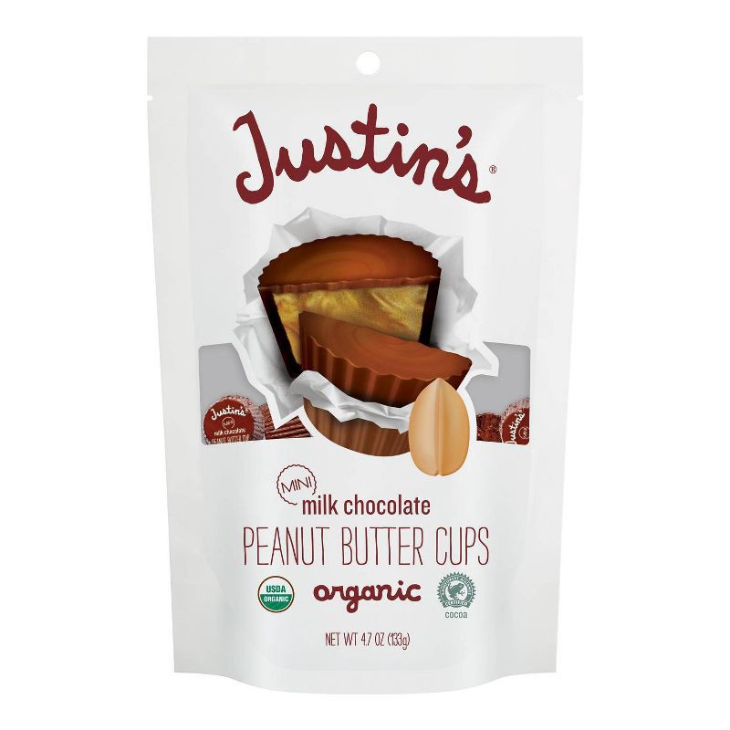 slide 1 of 1, Justin's Milk Chocolate Peanut Butter Cups - 4.7oz, 4.7 oz