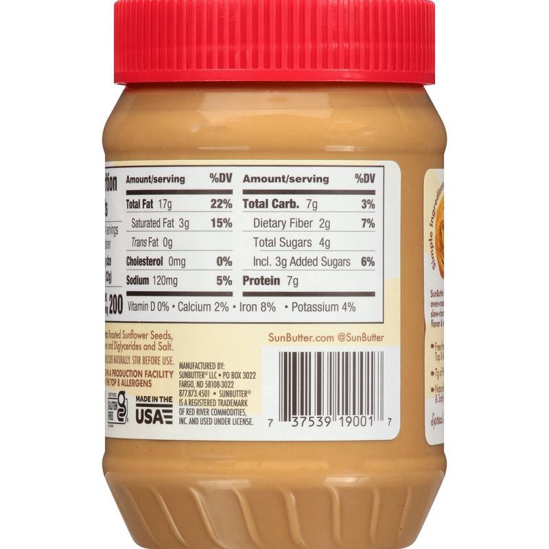 slide 2 of 8, SunButter Creamy Sunflower Butter - 16oz, 16 oz