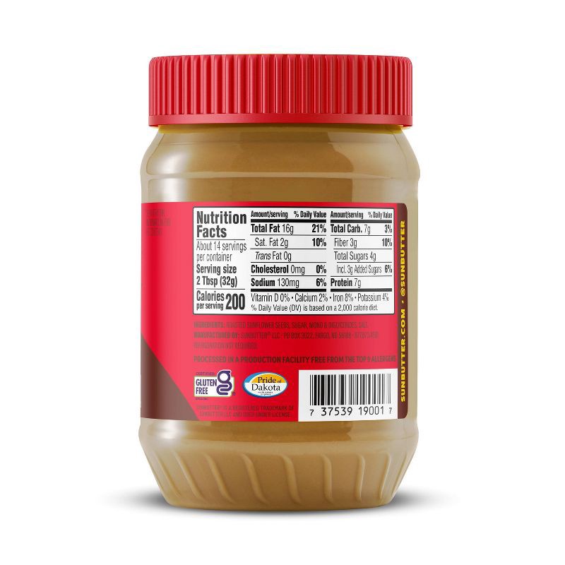 slide 2 of 6, SunButter Creamy Sunflower Butter - 16oz, 16 oz