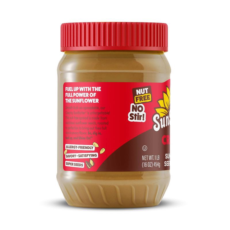 slide 3 of 6, SunButter Creamy Sunflower Butter - 16oz, 16 oz