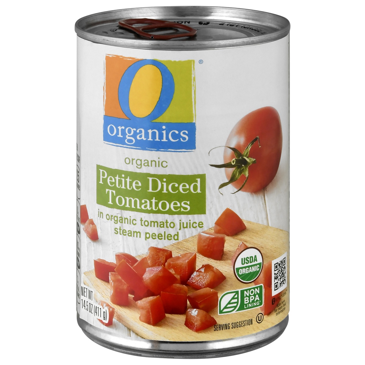 slide 2 of 9, O Organics Organic Petite Diced Tomatoes, 
