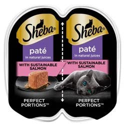 Sheba Perfect Portions Salmon and Seafood Flavored Pate Wet Cat Food - 2.64oz