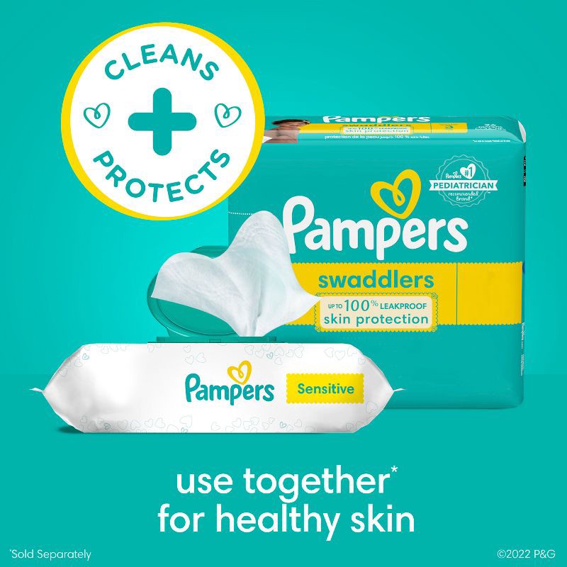 slide 7 of 10, Pampers Sensitive Baby Wipes - 504ct, 504 ct