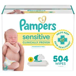 Pampers Sensitive Baby Wipes - 504ct