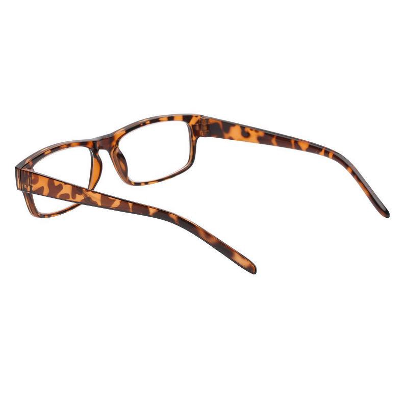 slide 3 of 6, ICU Eyewear Wink Highland Reading Glasses - Tortoise Rectangle +1.25, 1 ct