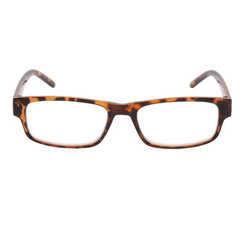 slide 1 of 6, ICU Eyewear Wink Highland Reading Glasses - Tortoise Rectangle +1.25, 1 ct