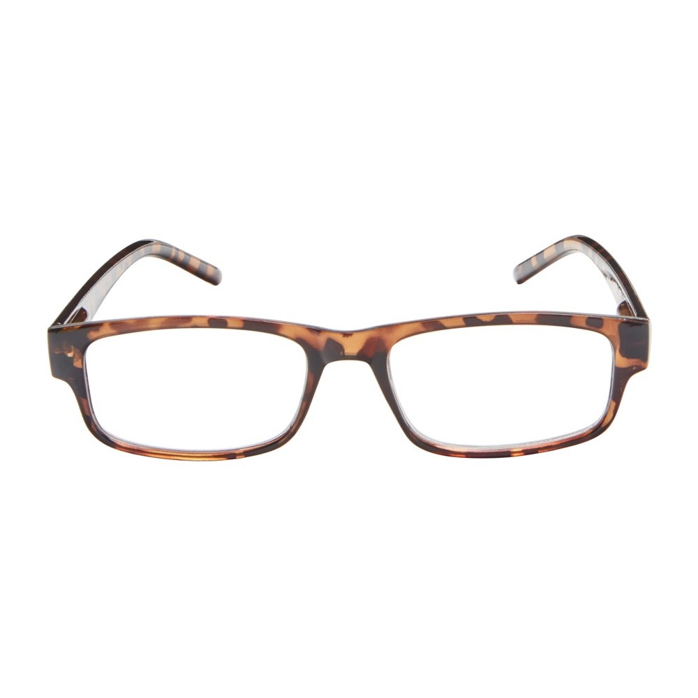 slide 2 of 7, ICU Eyewear Wink Highland Tortoise Rectangle Reading Glasses +2.00, 1 ct