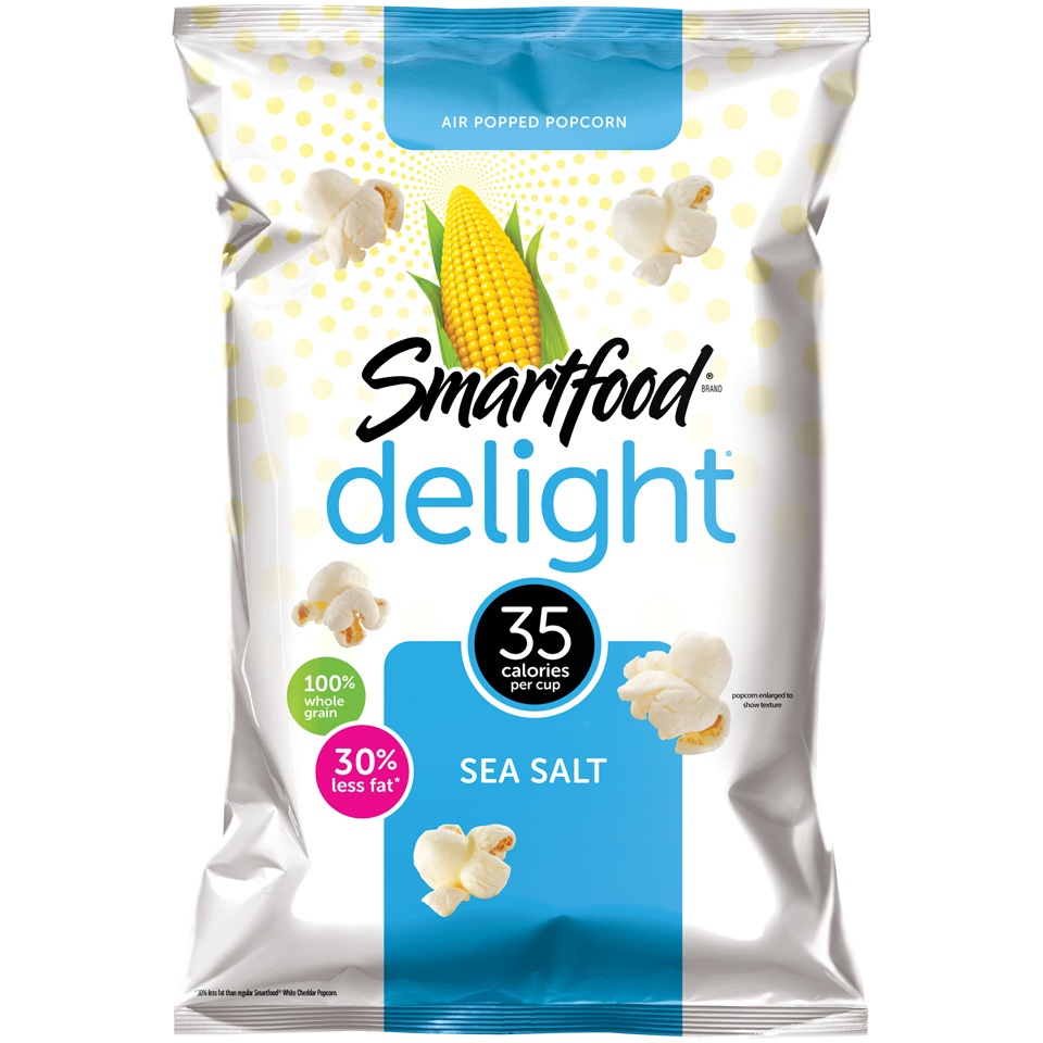 slide 1 of 1, Smartfood Delight Air Popped Popcorn Party Size!, 7 oz