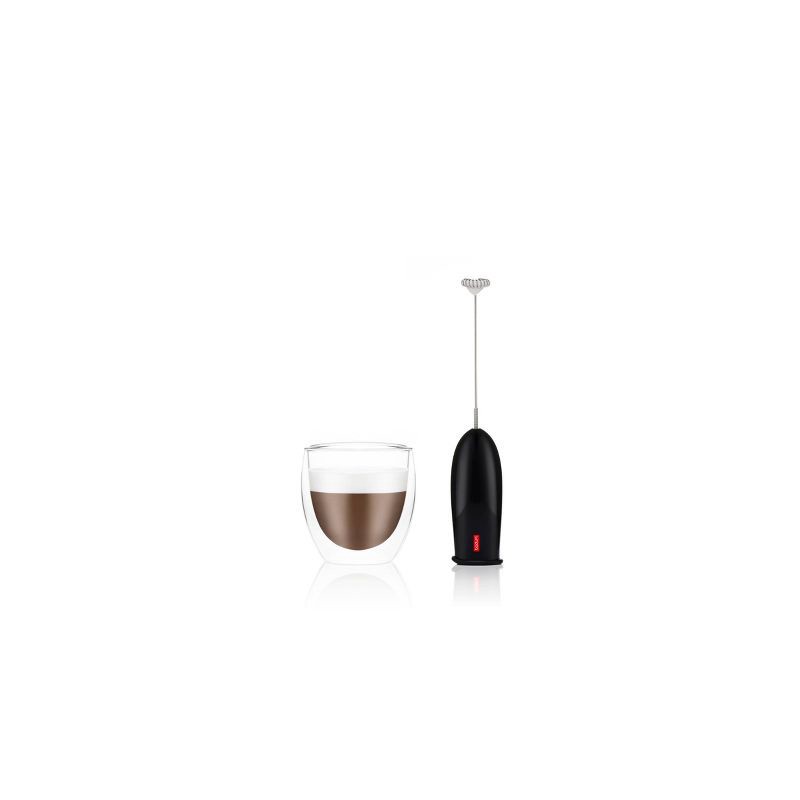 slide 4 of 4, Bodum Schiuma Milk Frother - Black, 1 ct