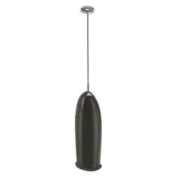 Bodum Schiuma Milk Frother - Black: Handheld Frother Wand for Coffee, Battery-Powered, Stainless Steel & Plastic
