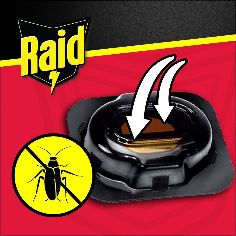 slide 2 of 13, Raid Double Control Small Roach Baits Plus Egg Stoppers 12+3 ct: Indoor Insecticide, Avermectin Formula, 0.27 lb, 3 ct, 0.27 lb