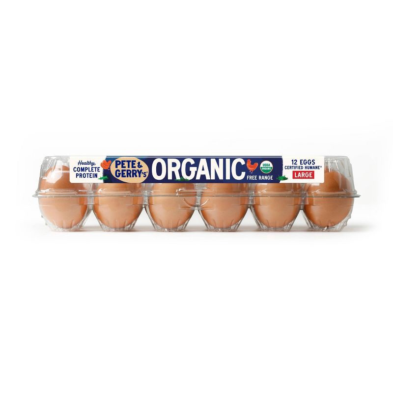 slide 2 of 5, Pete and Gerry's Organic Grade A Large Eggs - 12ct, 12 ct