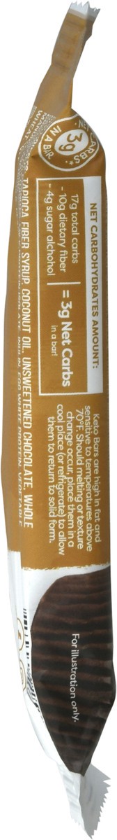 slide 4 of 9, Kiss My Keto Chocolate Peanut Butter Keto Bar 1.76 oz Wrapper, 1.76 oz