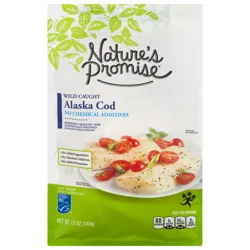 Nature's Promise Wild Caught Boneless Skinless Alaska Cod - 4 ct Frozen