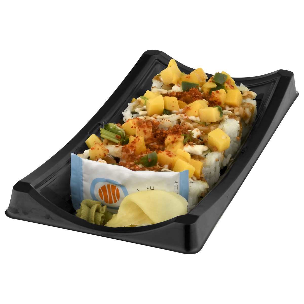 slide 8 of 9, Hissho Sushi Chili Lime Mango Salmon Roll 9.1 oz, 9.1 oz