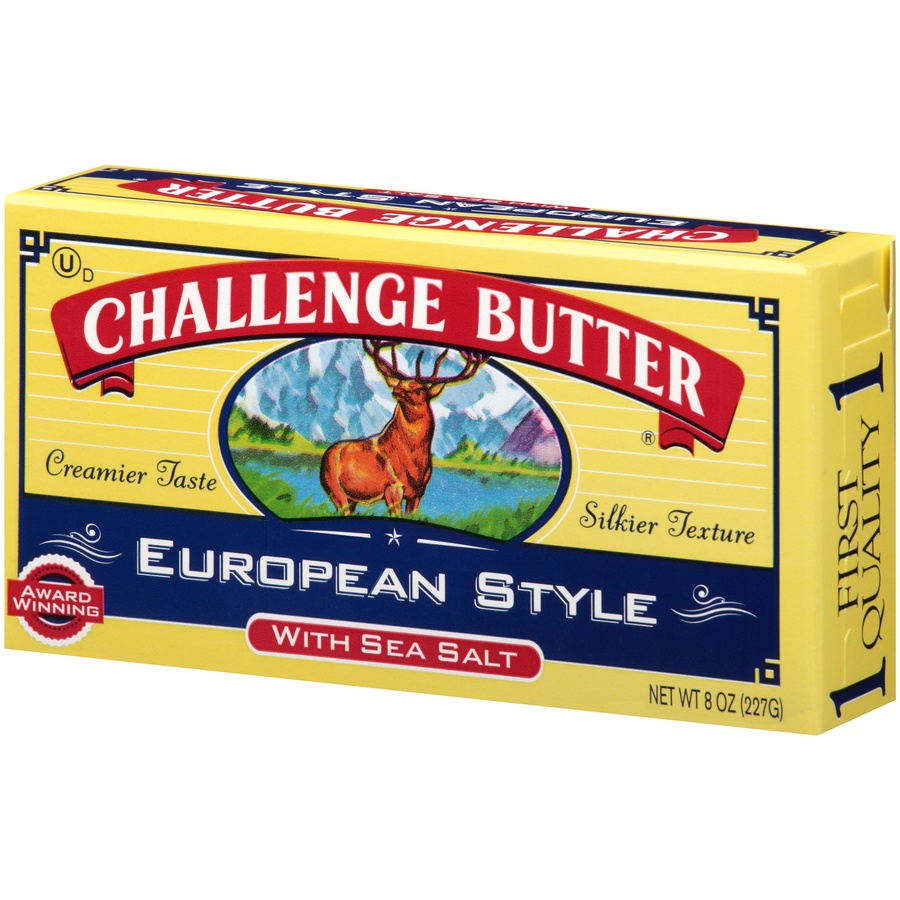 Challenge European Style Butter W/Sea Salt 8 oz Shipt