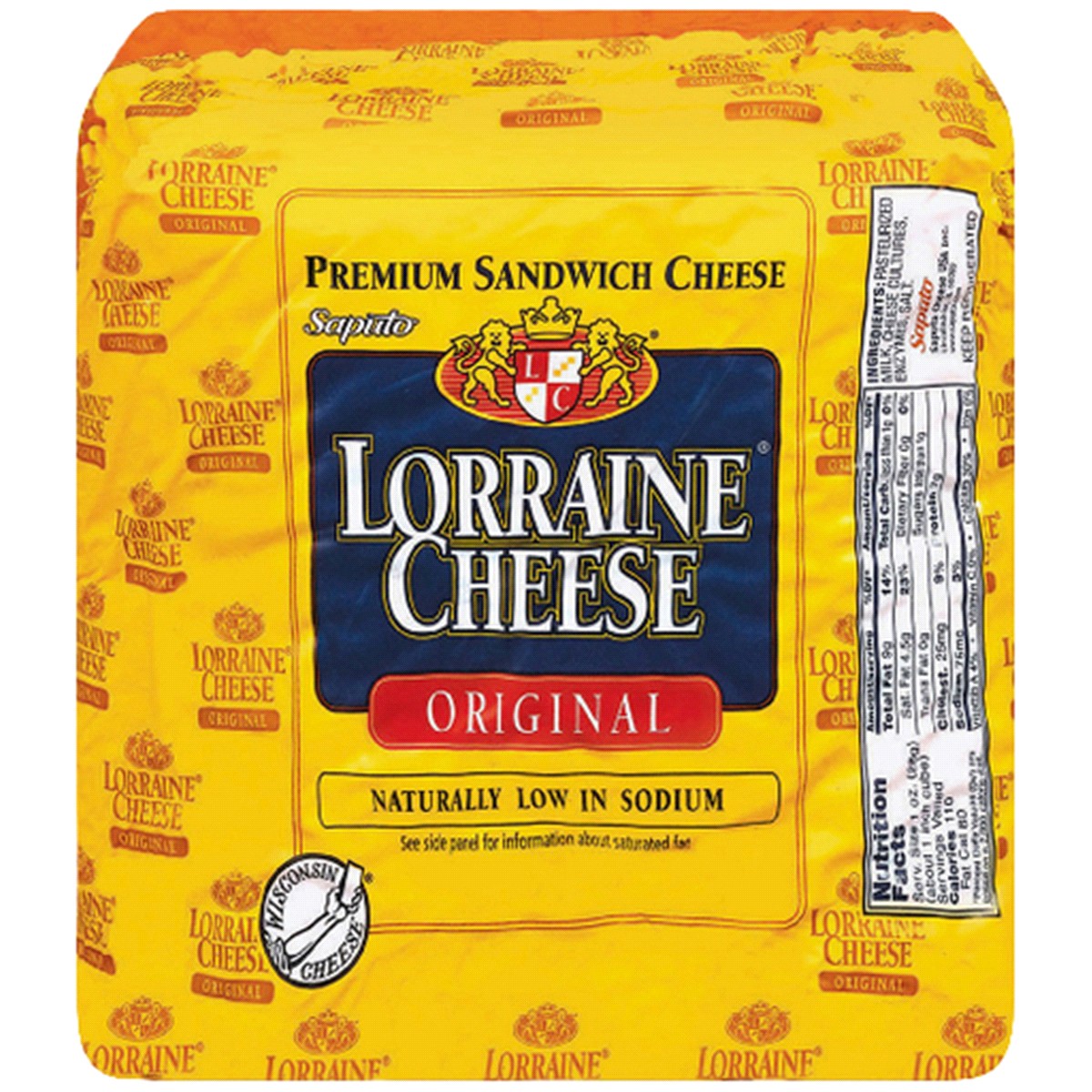 slide 1 of 1, Lorraine Original Cheese, 1 ct