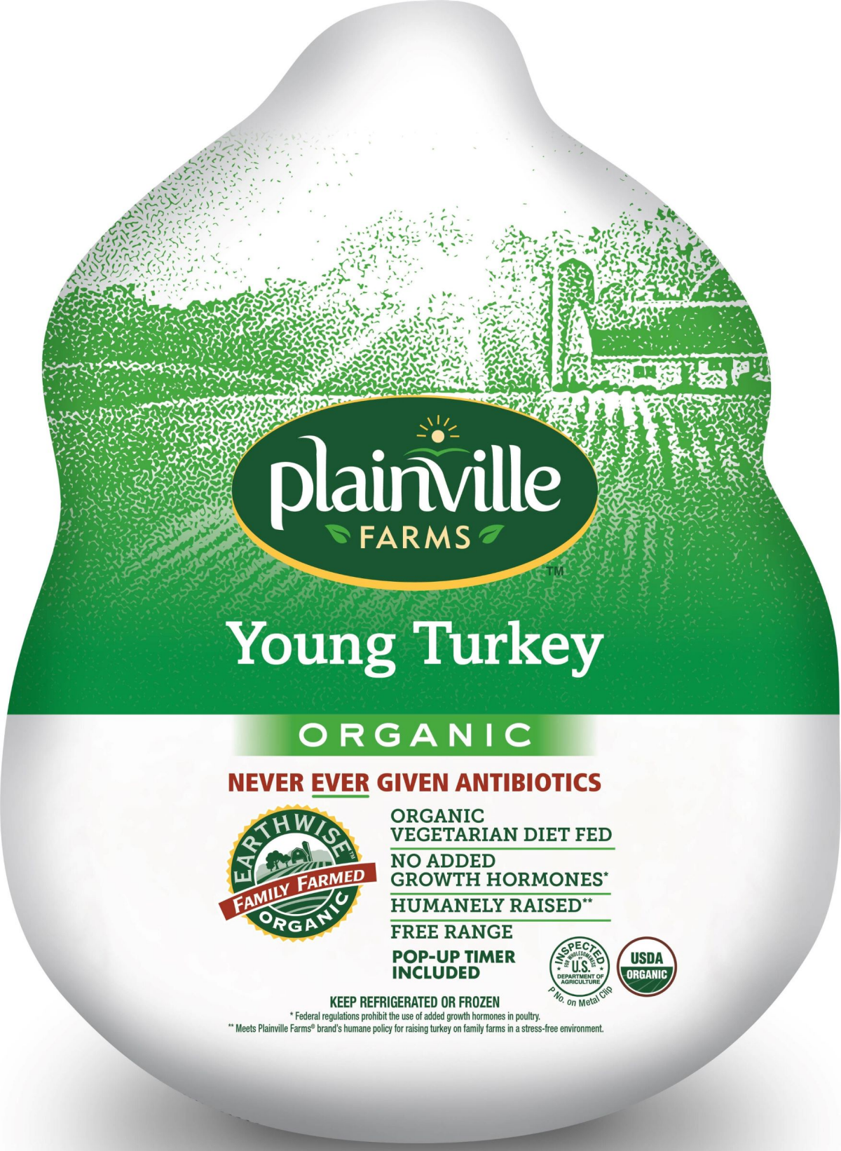 slide 1 of 1, PVF ORGANIC YOUNG TURKEY 10-16 LBS, per lb