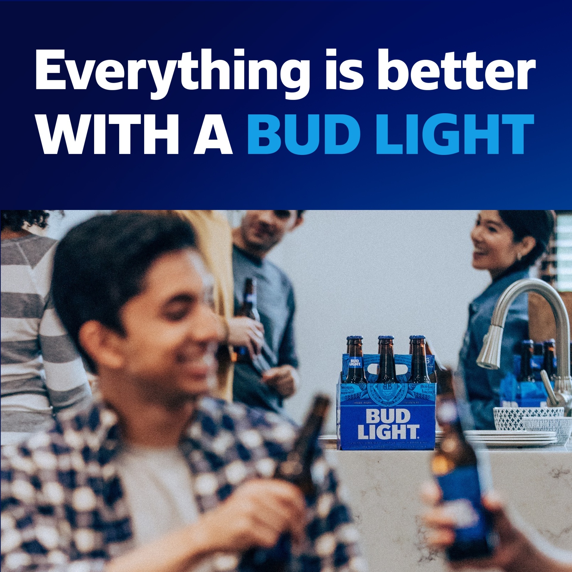 slide 5 of 6, Bud Light Beer Beer, 6 ct; 12 fl oz