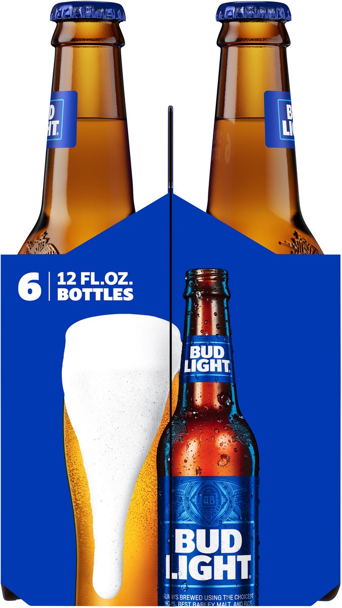 slide 8 of 11, Bud Light Beer, 6 Pack Beer, 12 FL OZ Bottles, 6 ct