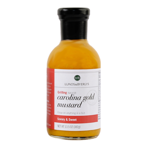 slide 1 of 1, L&B Carolina Gold Mustard Barbecue Sauce, 13.5 oz