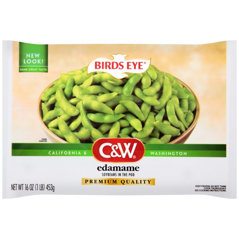 slide 1 of 1, C&W Bean Soy Edamame, 16 oz