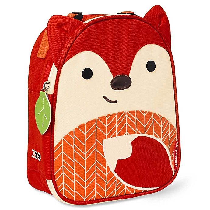 slide 1 of 5, Skip Hop SKIP*HOP Zoo Red Fox Insulated Lunchie, 1 ct