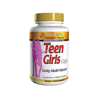 slide 1 of 1, Michael's Teen Girls Daily Multi Vitamin Capsules, 60 ct