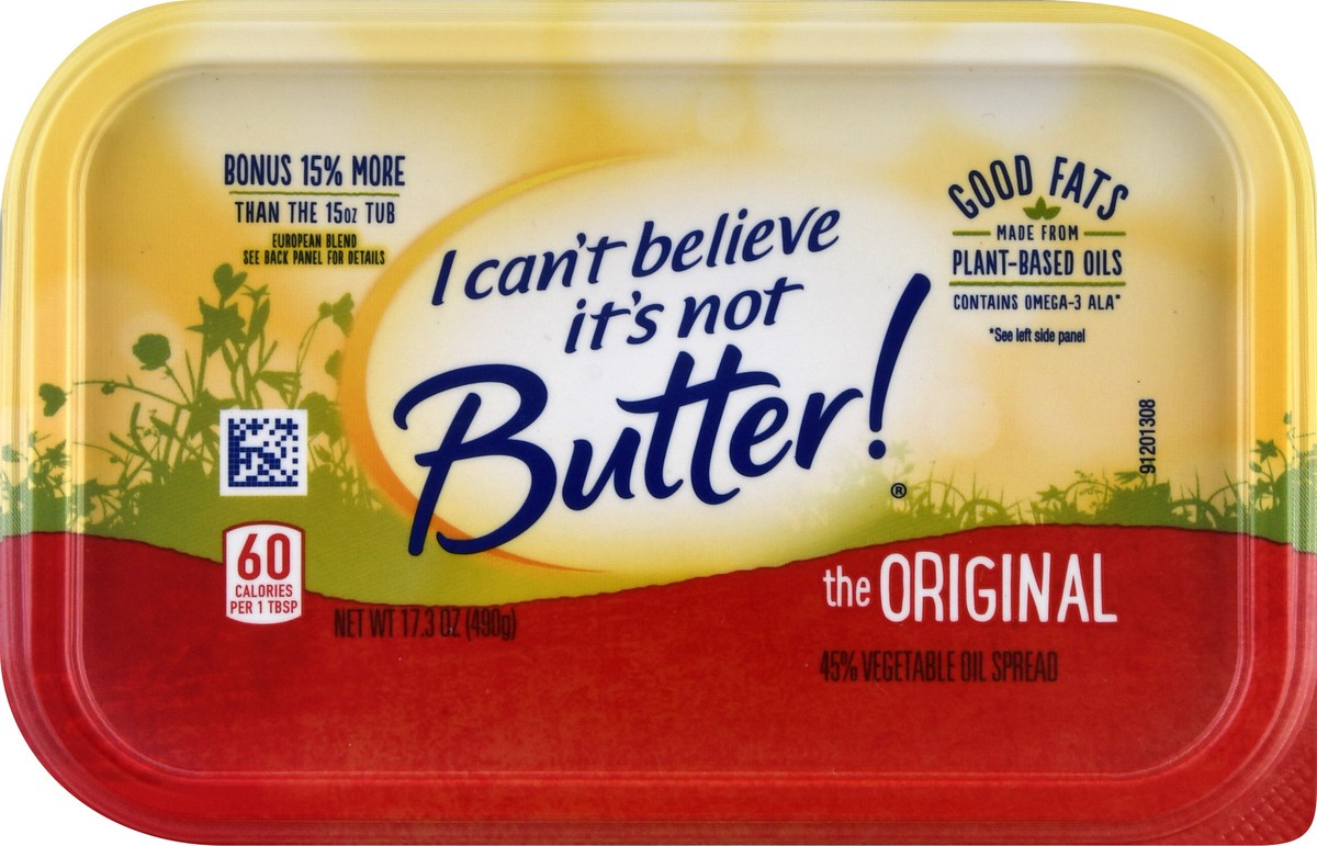 slide 13 of 14, I Can't Believe It's Not Butter! Country Crock Butter Icbinb Original, 17.3 oz