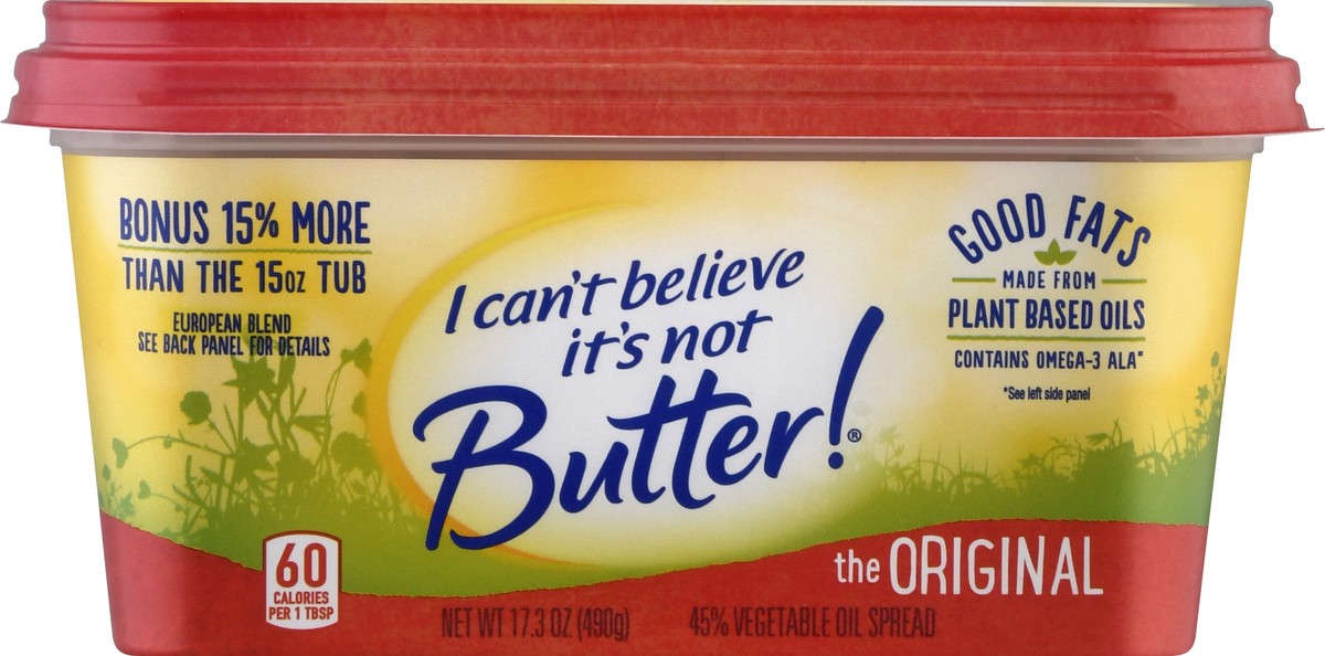 slide 1 of 14, I Can't Believe It's Not Butter! Country Crock Butter Icbinb Original, 17.3 oz