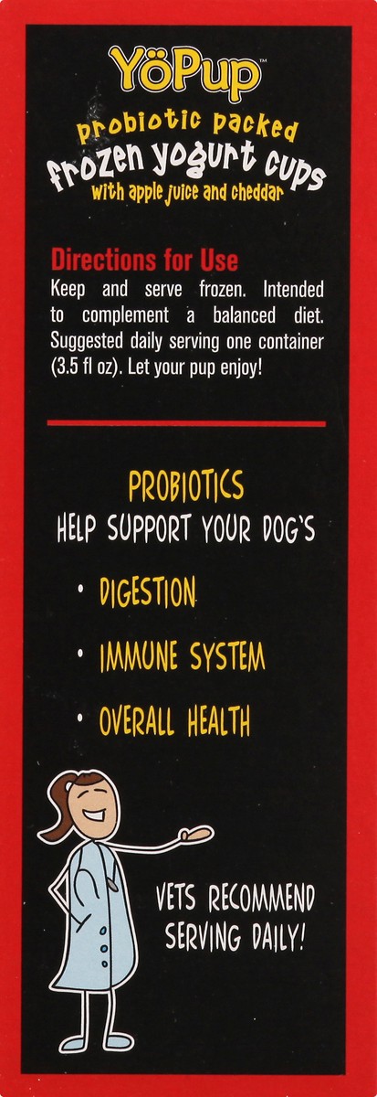 slide 5 of 12, YoPup Frozen Apple Juice and Cheddar Treat for Dogs 12 ea, 12 ct