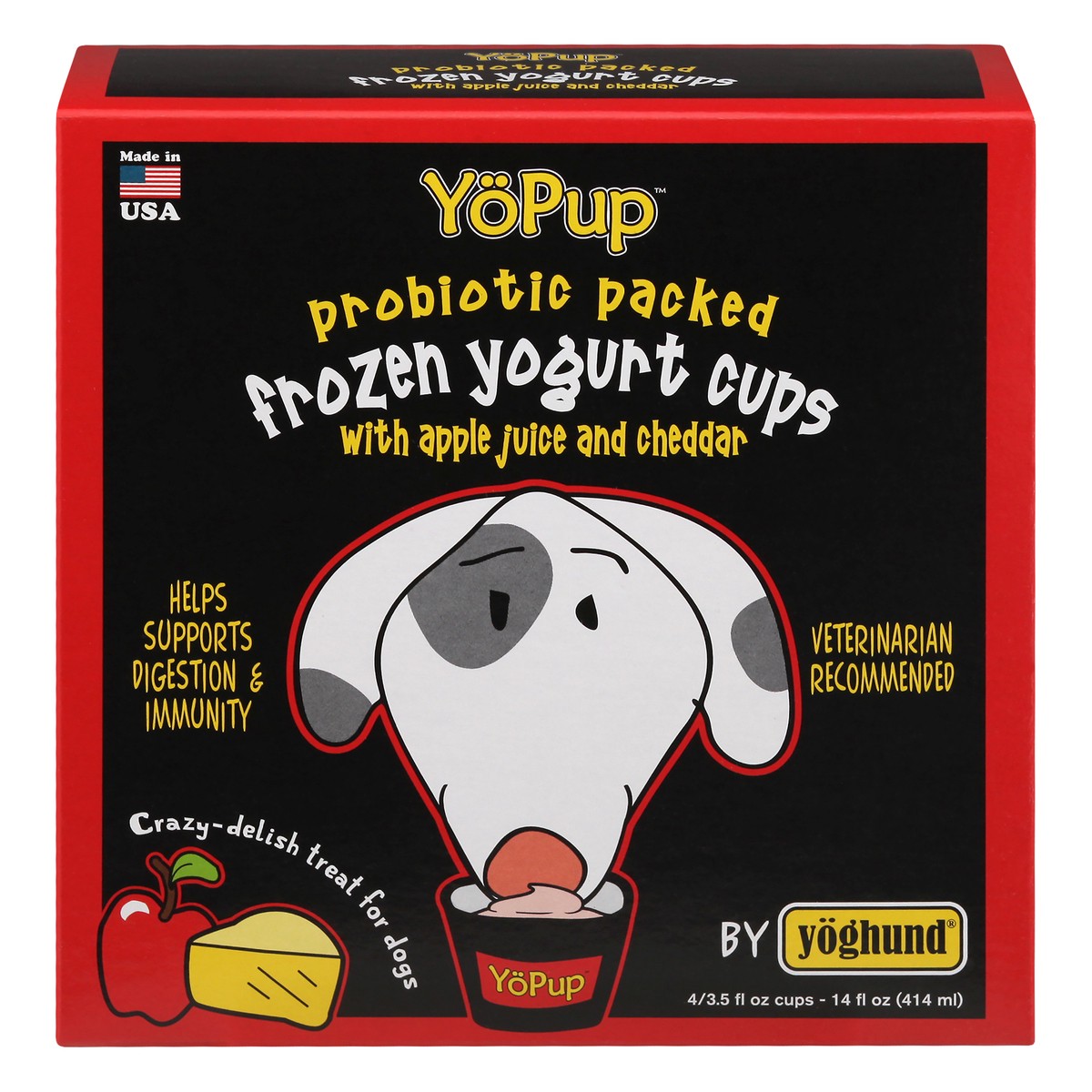 slide 1 of 12, YoPup Frozen Apple Juice and Cheddar Treat for Dogs 12 ea, 12 ct