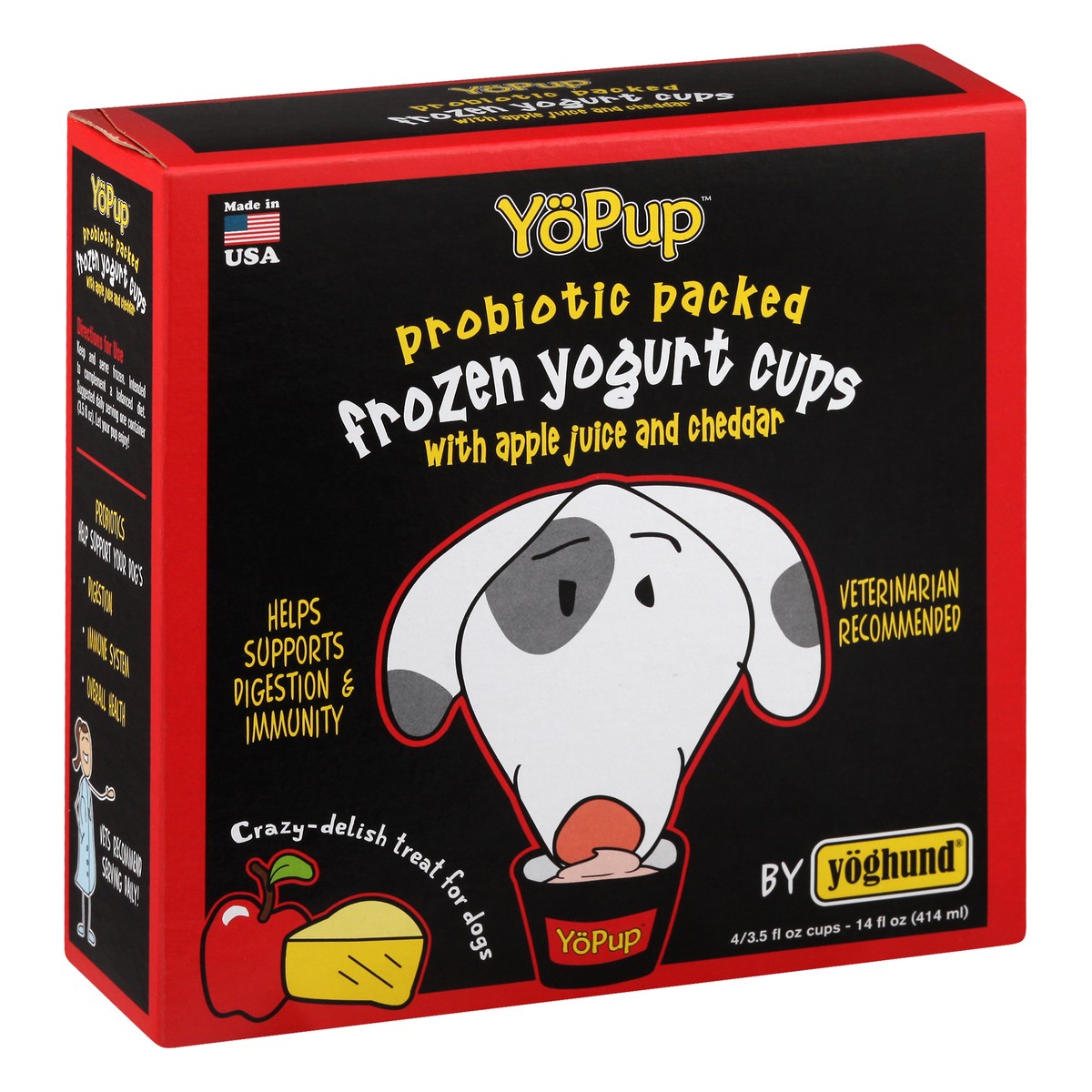 slide 6 of 12, YoPup Frozen Apple Juice and Cheddar Treat for Dogs 12 ea, 12 ct