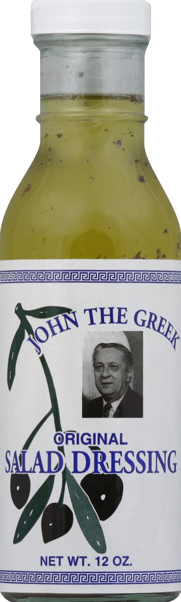 slide 2 of 2, John The Greek Salad Dressing 12 oz, 12 oz