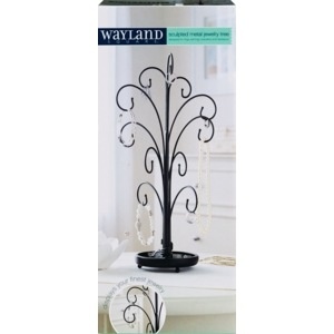 slide 1 of 1, Wayland Square Sculpted Metal Jewelry Tree, 1 ct