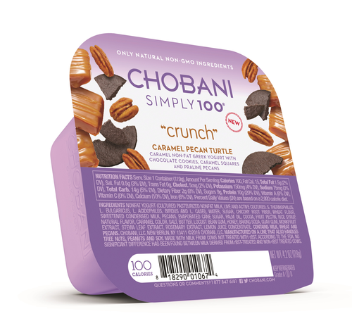 slide 1 of 1, Chobani Crunch Caramel Pecan Greek Yogurt, 4.2 oz