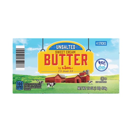 slide 1 of 1, sweet cream butter, unsalted, 16 oz