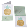 slide 6 of 9, American Greetings Blank Cards and Envelopes, Pineapple, 10 ct