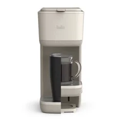 bella Housewares bella Single-Serve Coffee Maker Oatmilk: Drip Pod Coffee Maker, 14 oz Capacity, Automatic Shut-Off, Removable Drip Tray