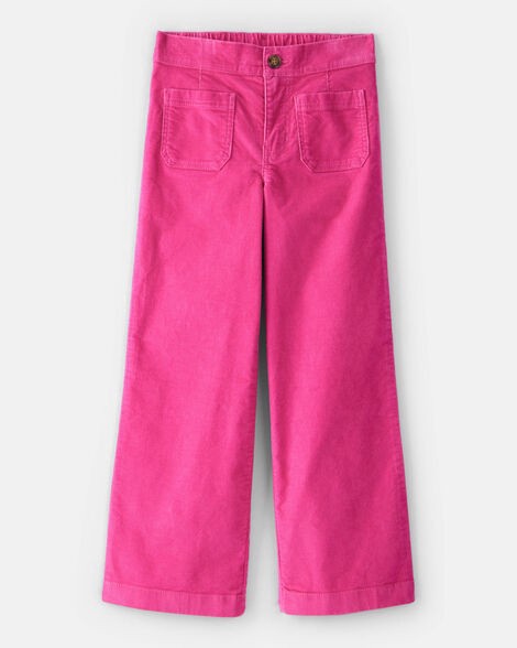 slide 1 of 3, Carter's Carters Girls Corduroy Wide-Leg Pants - Pink Fuchsia 12, 1 ct