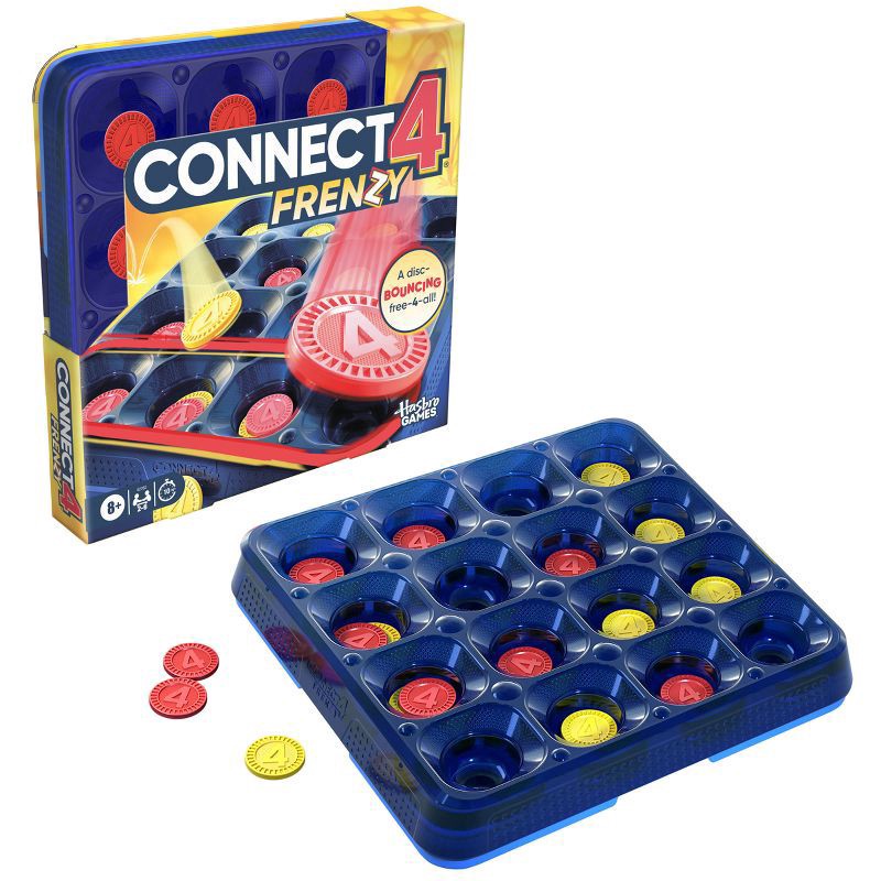 slide 1 of 9, Hasbro Connect 4 Frenzy Board Game, 1 ct