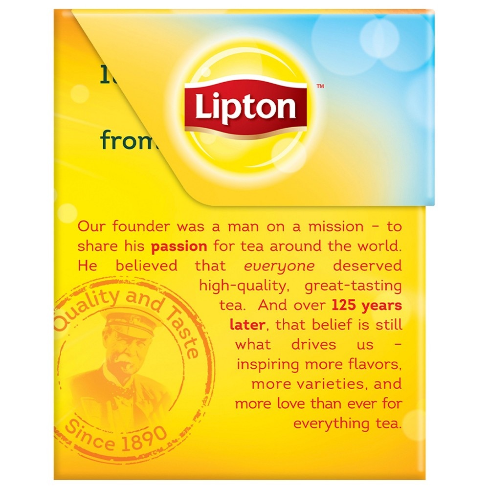 slide 2 of 7, Lipton Iced Tea Bags, Decaffeinated Family Size-Lipton, 24 ct