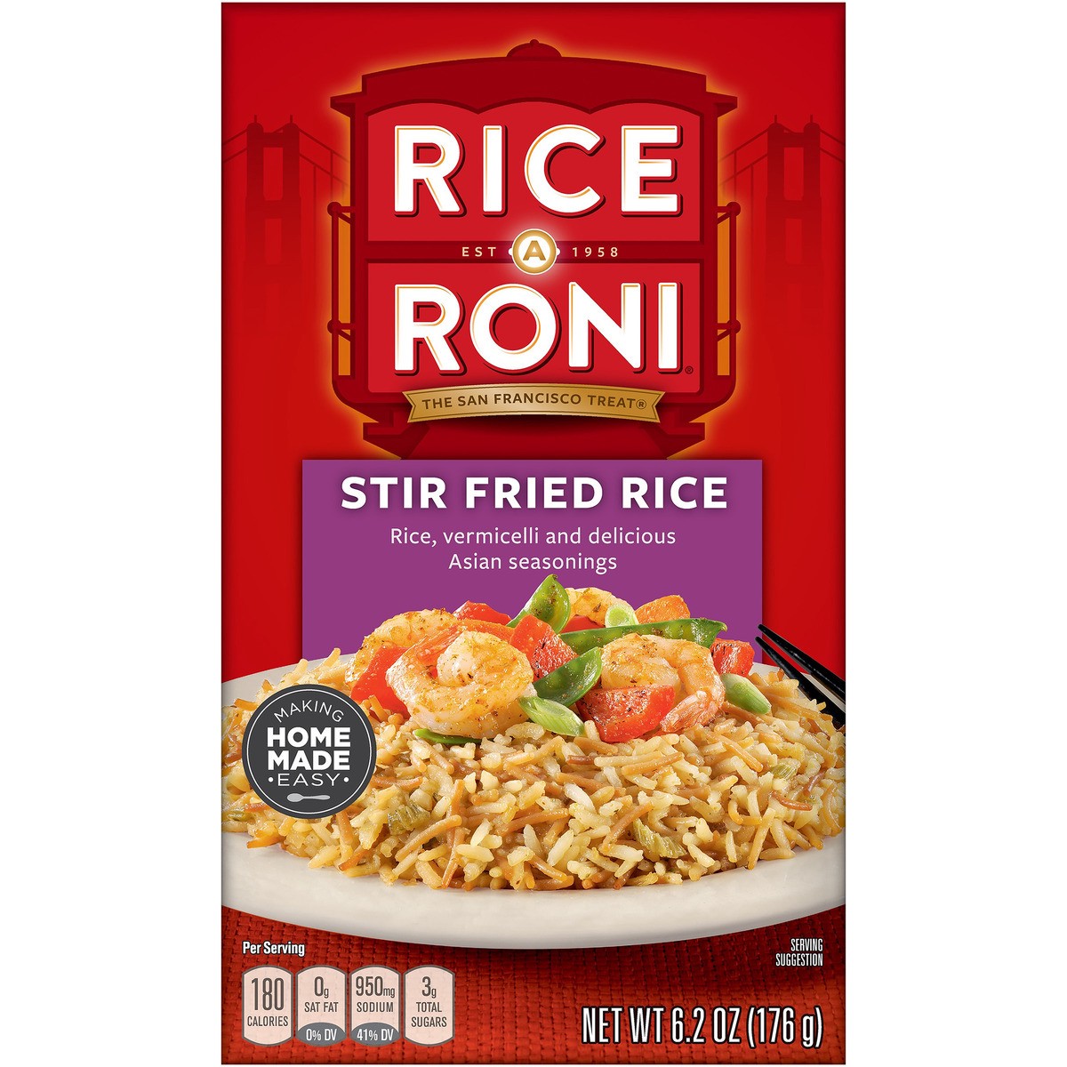 slide 2 of 6, Rice-A-Roni Rice Mix, 6.2 oz