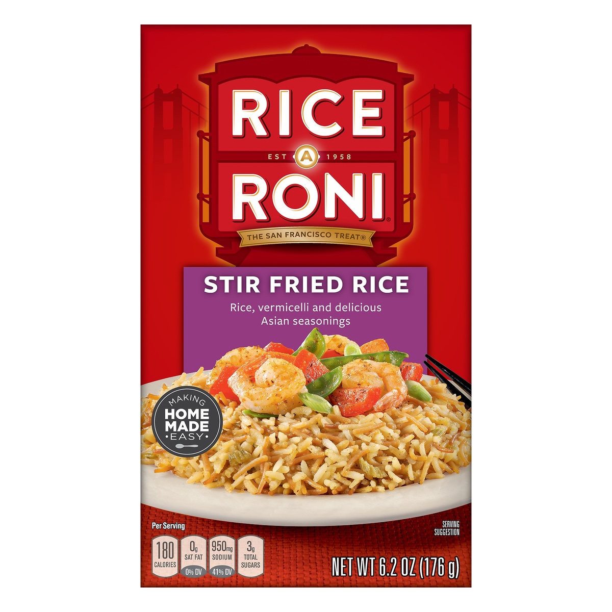 slide 1 of 4, Rice A Roni Stir Fried Rice 6.2 oz, 6.2 oz