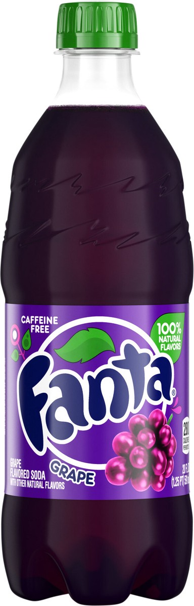 slide 7 of 7, Fanta Grape Soda Bottle, 20 fl oz, 20 fl oz