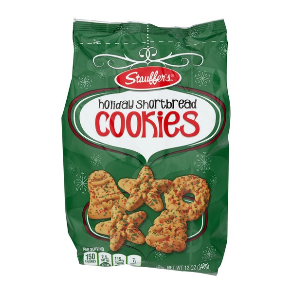slide 1 of 1, Stauffer's Shortbread Cookies Holiday, 12 oz