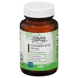 Nature's Promise Vitamin B-12 500 mcg Dietary Supplement Tablets