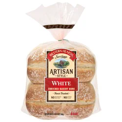 Western Hearth Artisan Style White Bakery Buns