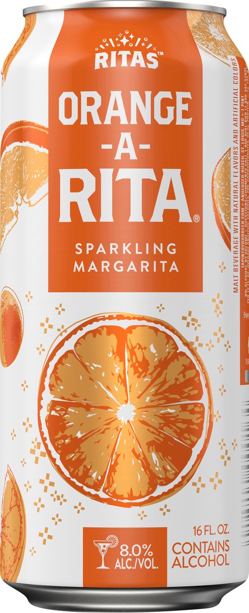 slide 2 of 6, RITAS Sparkling Orange-A-Rita Margarita 16 oz, 16 oz